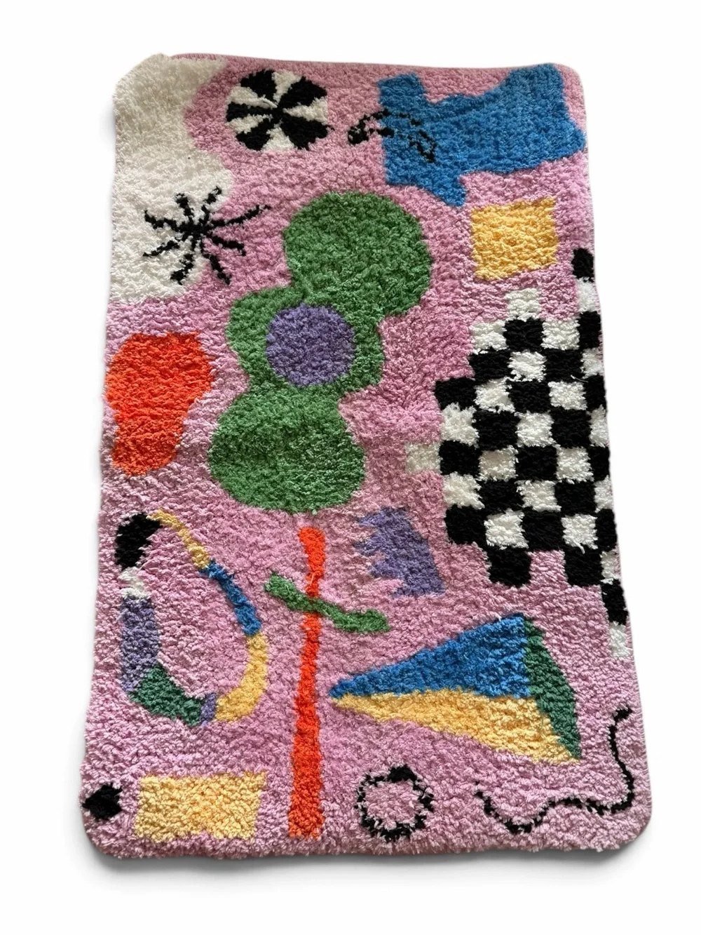 Set of Two Retro Bath Rugs